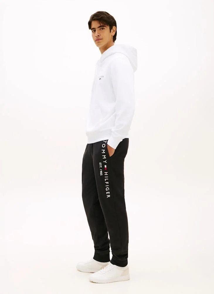 TOMMY HILFIGER  Logo Terry Cuffed Leg Joggers for Men | Best Price UAE